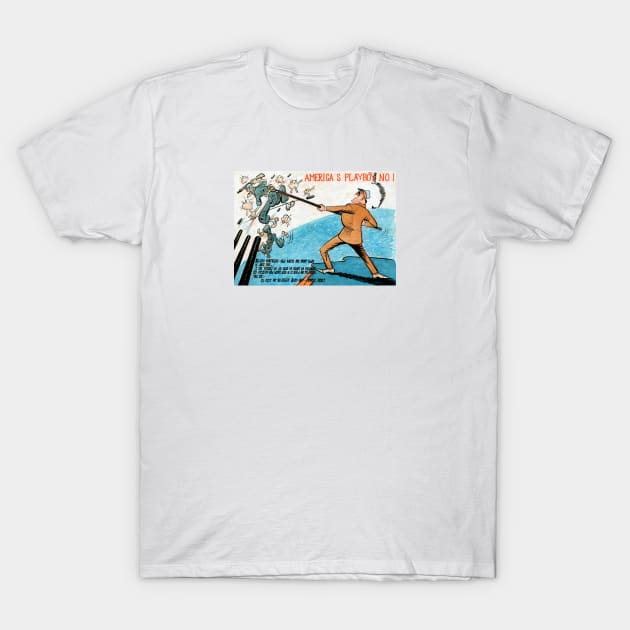 WWII America's Playboy FDR T-Shirt by historicimage